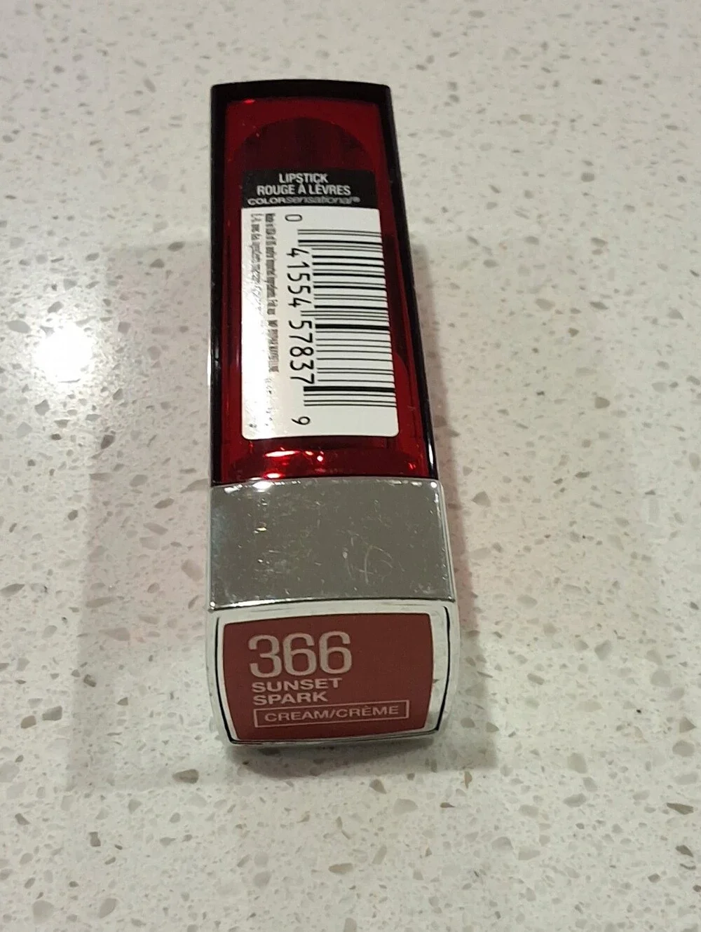 Maybelline Color Sensational Cream Finish Lipstick, 366 Sunset Spark, NEW